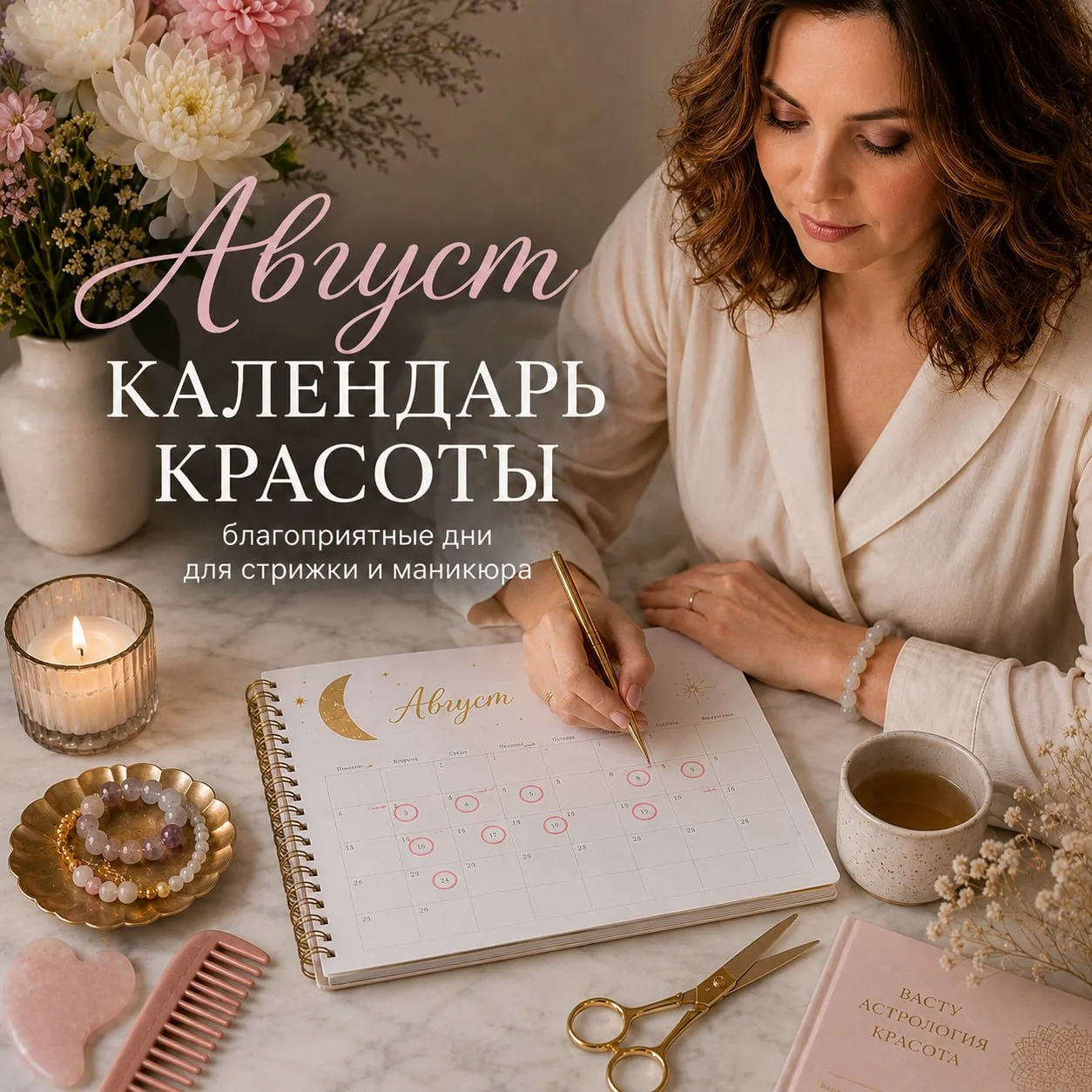 КАЛЕНДАРЬ КРАСОТЫ на август