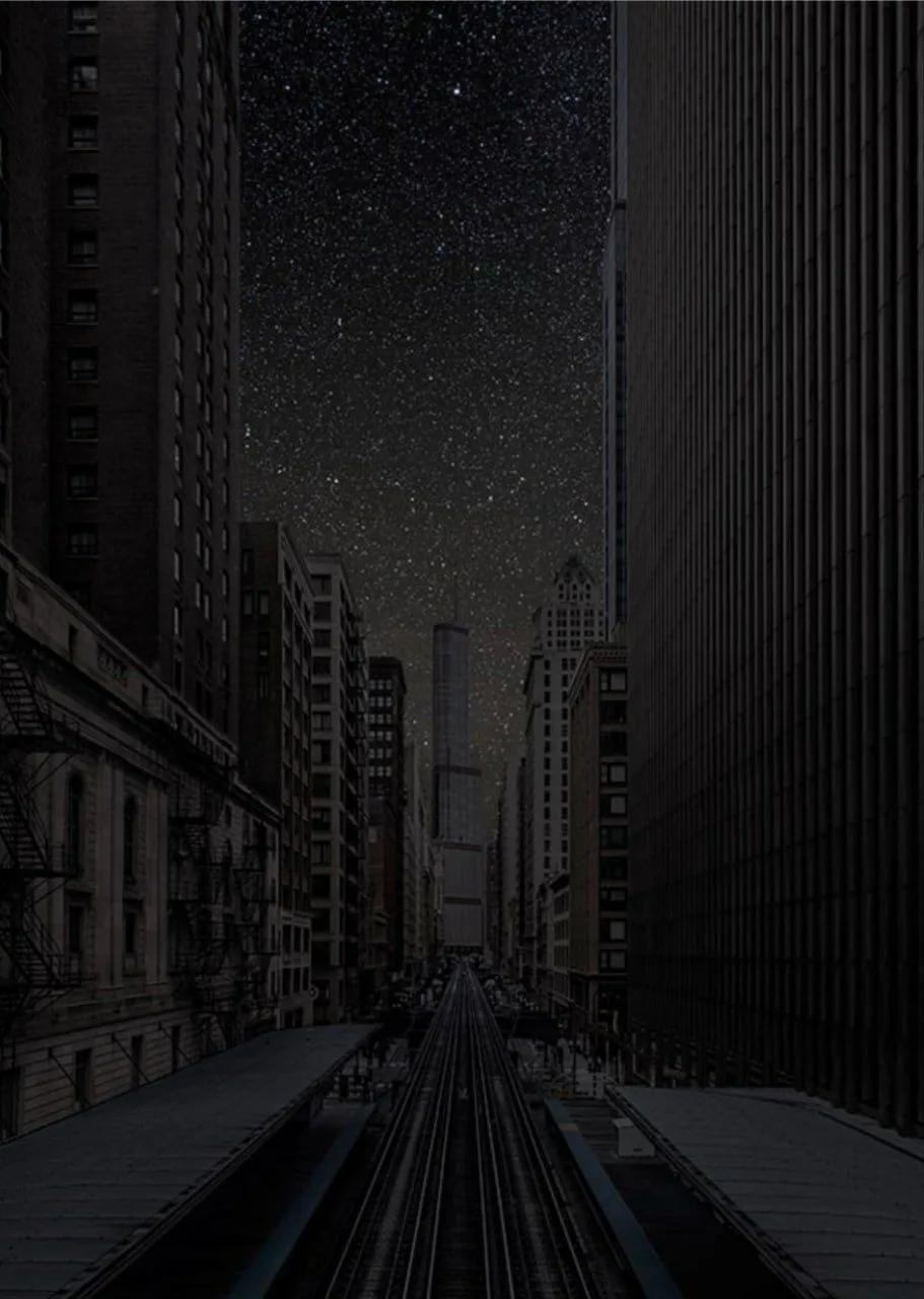 Как могли бы выглядеть города без светового загрязнения 😍