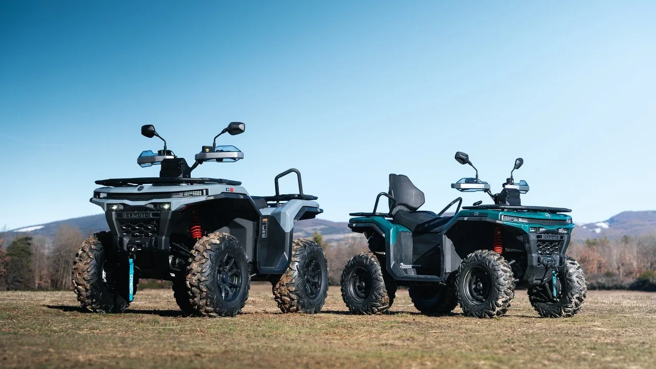 CFORCE C4 ATV 

Выпуск: 2026 г.
Двигатель: 409 куб.см | вариатор | 33 л.с.
Максимальный крутящий мом