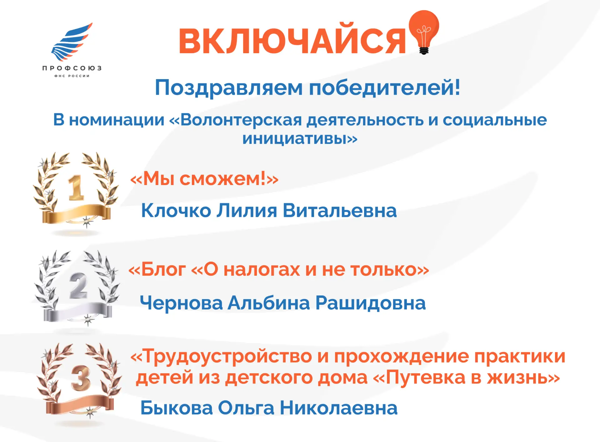 Изображение 1 к публикации «Профсоюз Налоговиков»