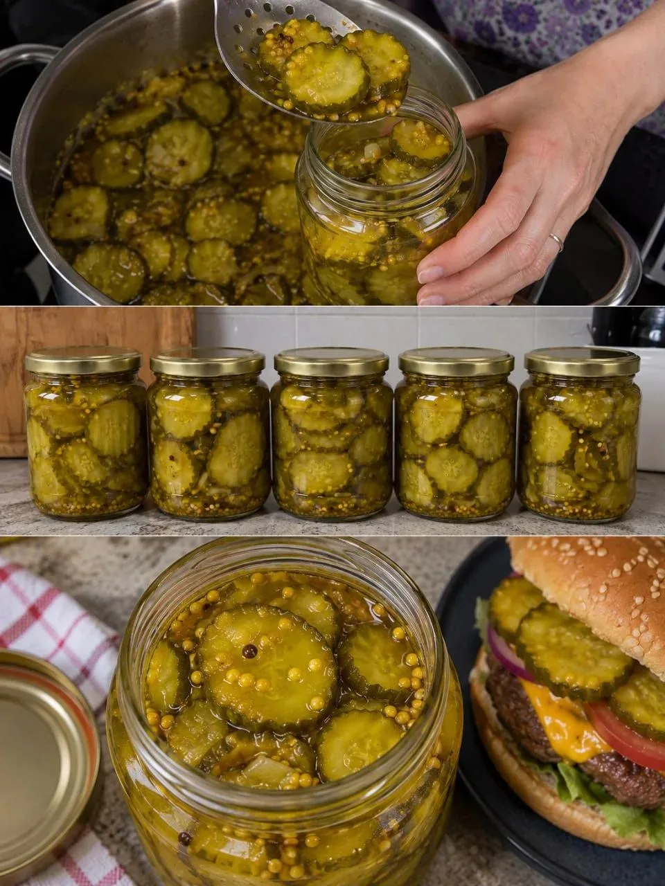 БУРГЕРШОНЫ (ОГУРЦЫ ДЛЯ БУРГЕРОВ) — ТОТ САМЫЙ ТРЕНДОВЫЙ РЕЦЕПТ! 🥒🍔