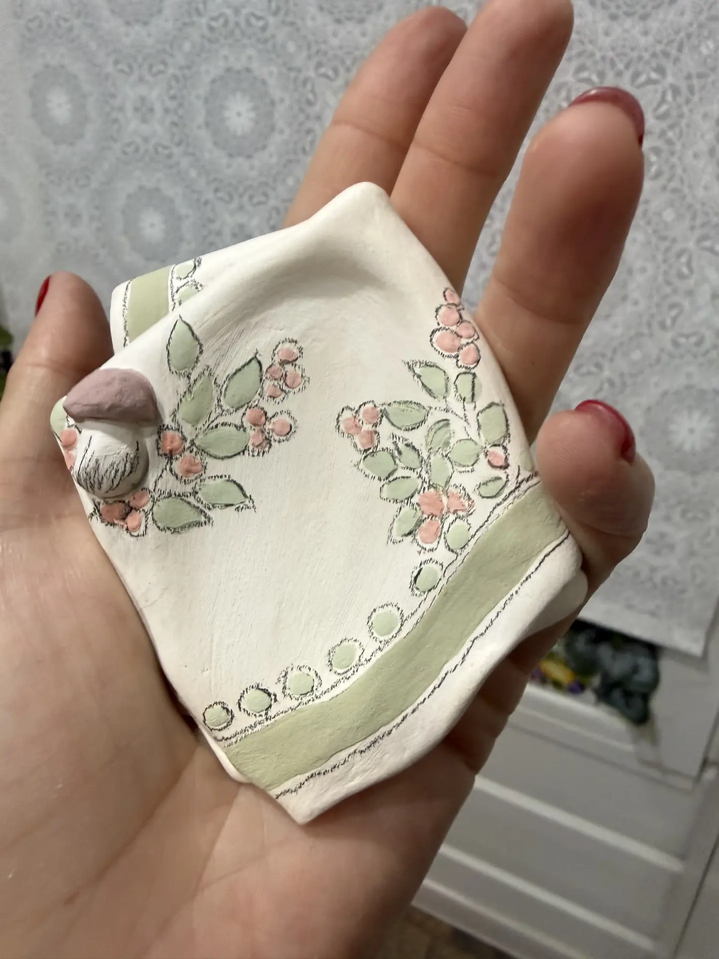 Ой я тут делала пробник маленький) на всякий случай если не выйдет затея) такая вот под...