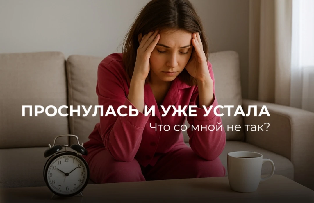 Только встала и уже устала.... Давайте разбираться, как решить эту проблему