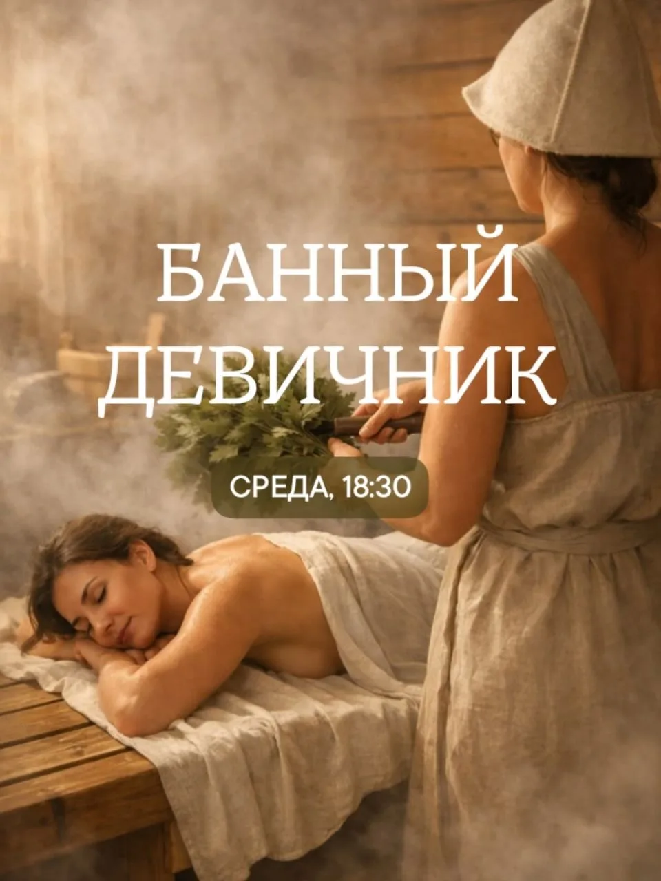 Терапевтическая женская встреча в Академических банях