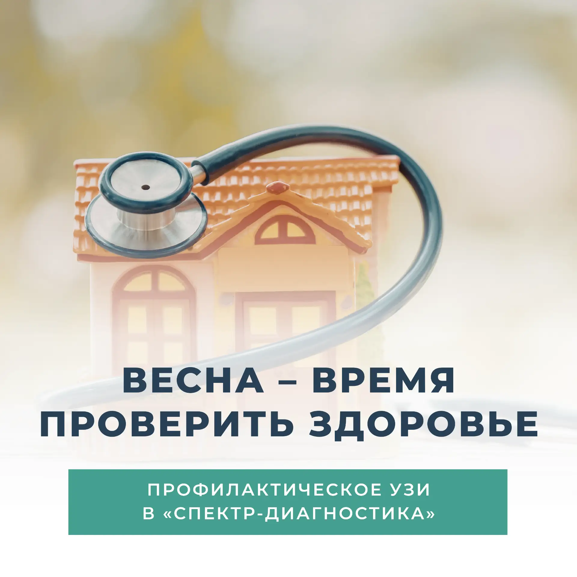 Весна – время проверить здоровье: профилактическое УЗИ в «СПЕКТР-ДИАГНОСТИКА»