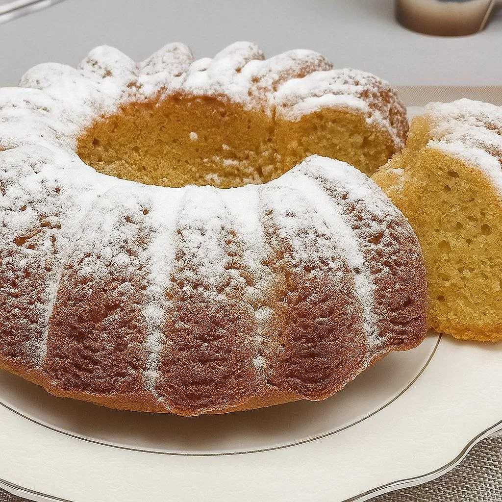 ​Вкусный, пышный кекс к чаю. Без миксера, всё смешали и в духовку🥮