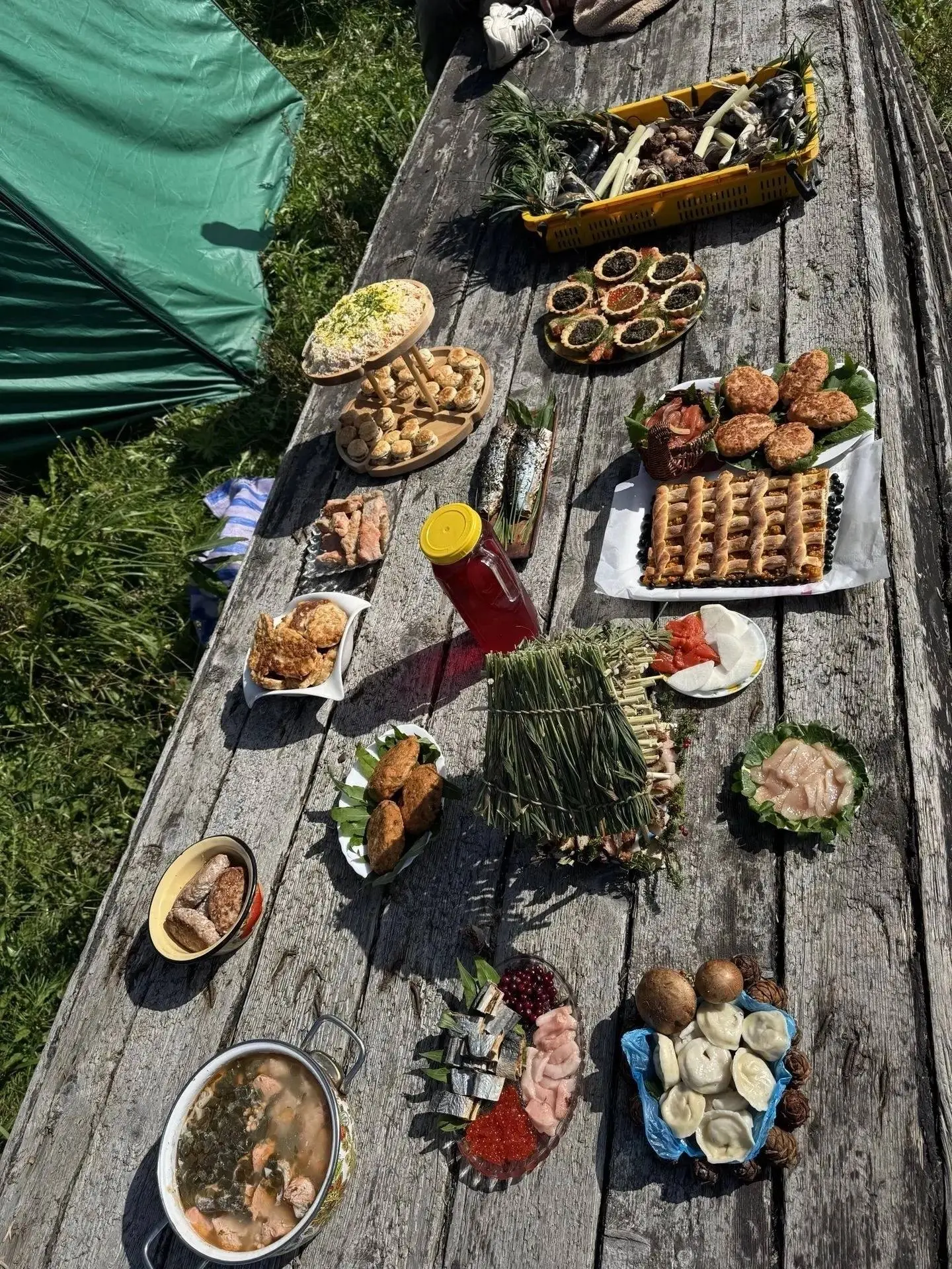 Север Камчатки вкусно проводил лето. В Ковране на празднике  Алхалалалай был богатый стол!