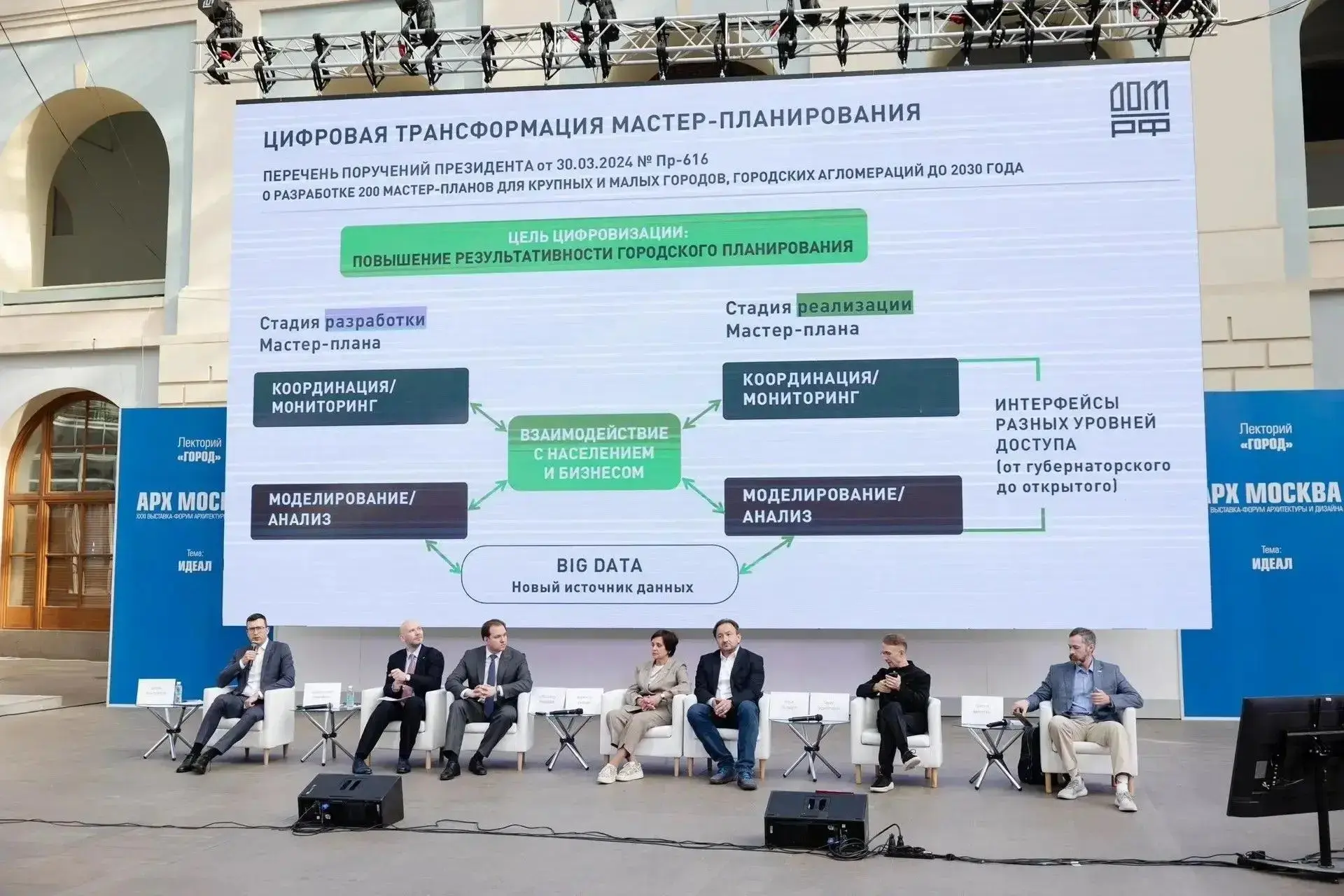 📍 На выставке‑форуме «АРХ Москва» прошла сессия «Цифровая трансформация мастер-планиро...