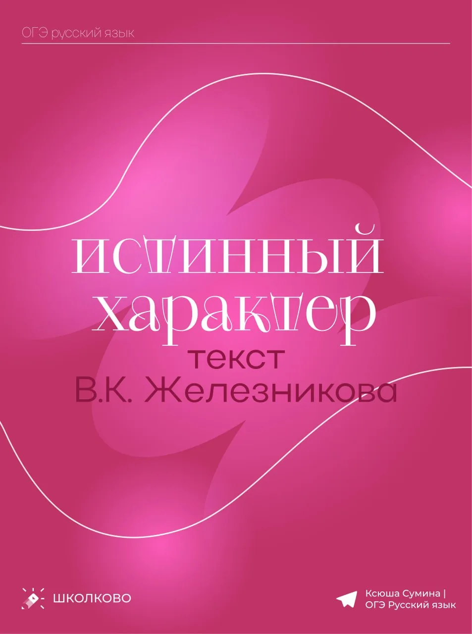 Пример идеального сочинения 13.3 по тексту В.К. Железникова про истинный характер 🎀  #сочинение13_3