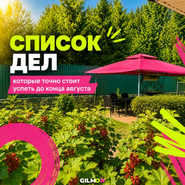 Список дел, которые точно стоит успеть до конца августа ☝️