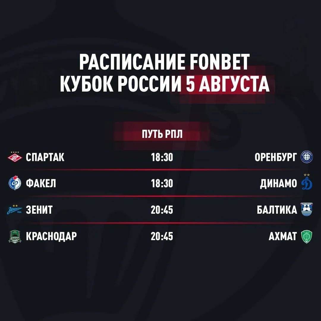 Смотрим матчи Пути РПЛ Кубка России дальше 😍