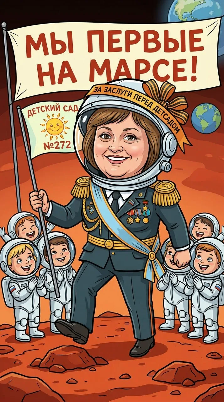 В детском саду не работают — здесь несут межгалактическую службу! 🚀✨