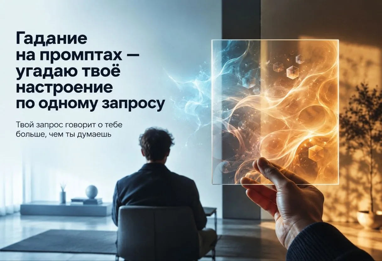 Угадаю твоё настроение по одному запросу к нейросети.
