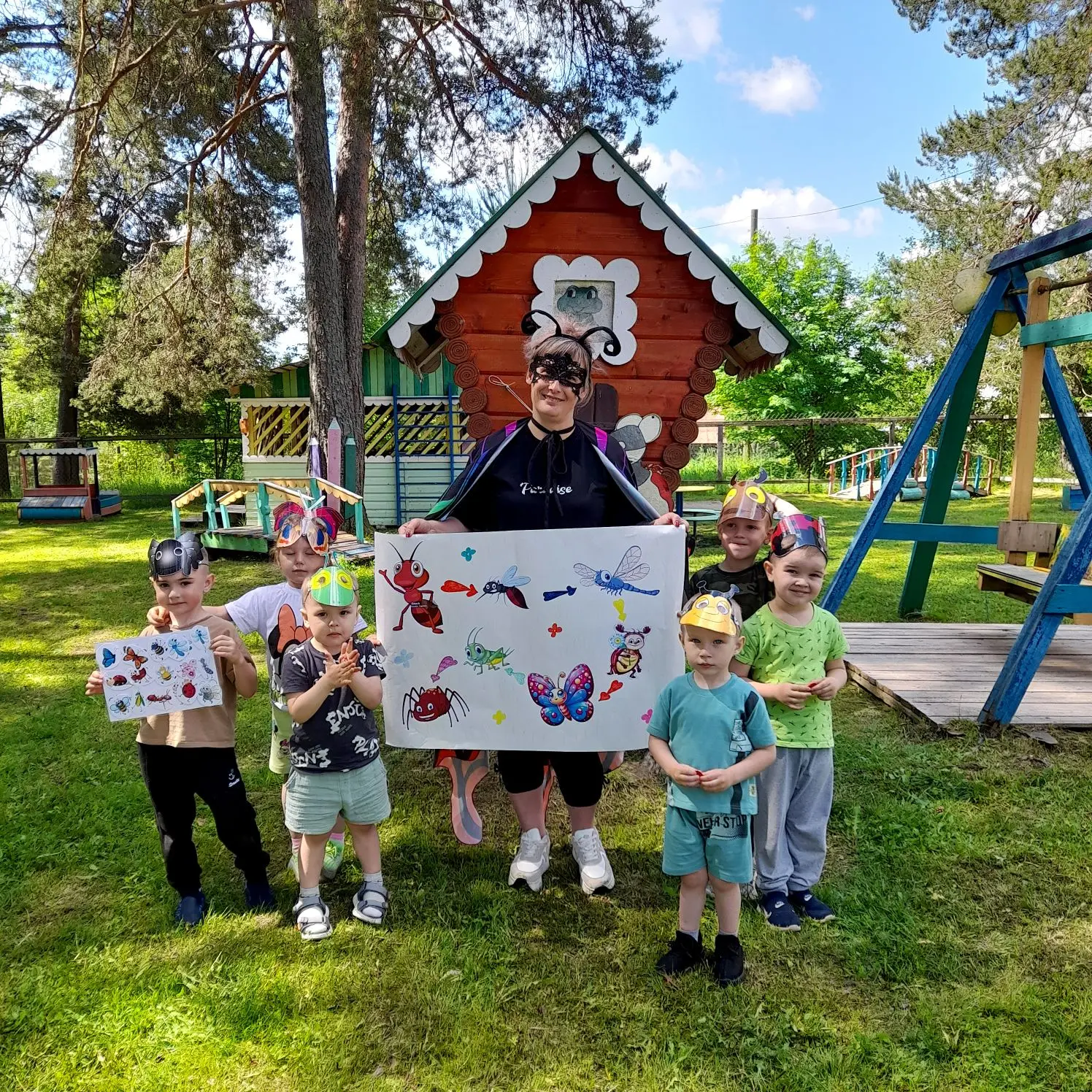 Сегодня для детей прошло мероприятие«В стране насекомых»🐜🐝🐞🕷️🦋🦗🪰🪲🪳, организова...