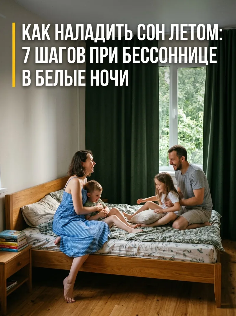 Лето дарит нам длинные светлые вечера, но часто именно это становится причиной разбитог...