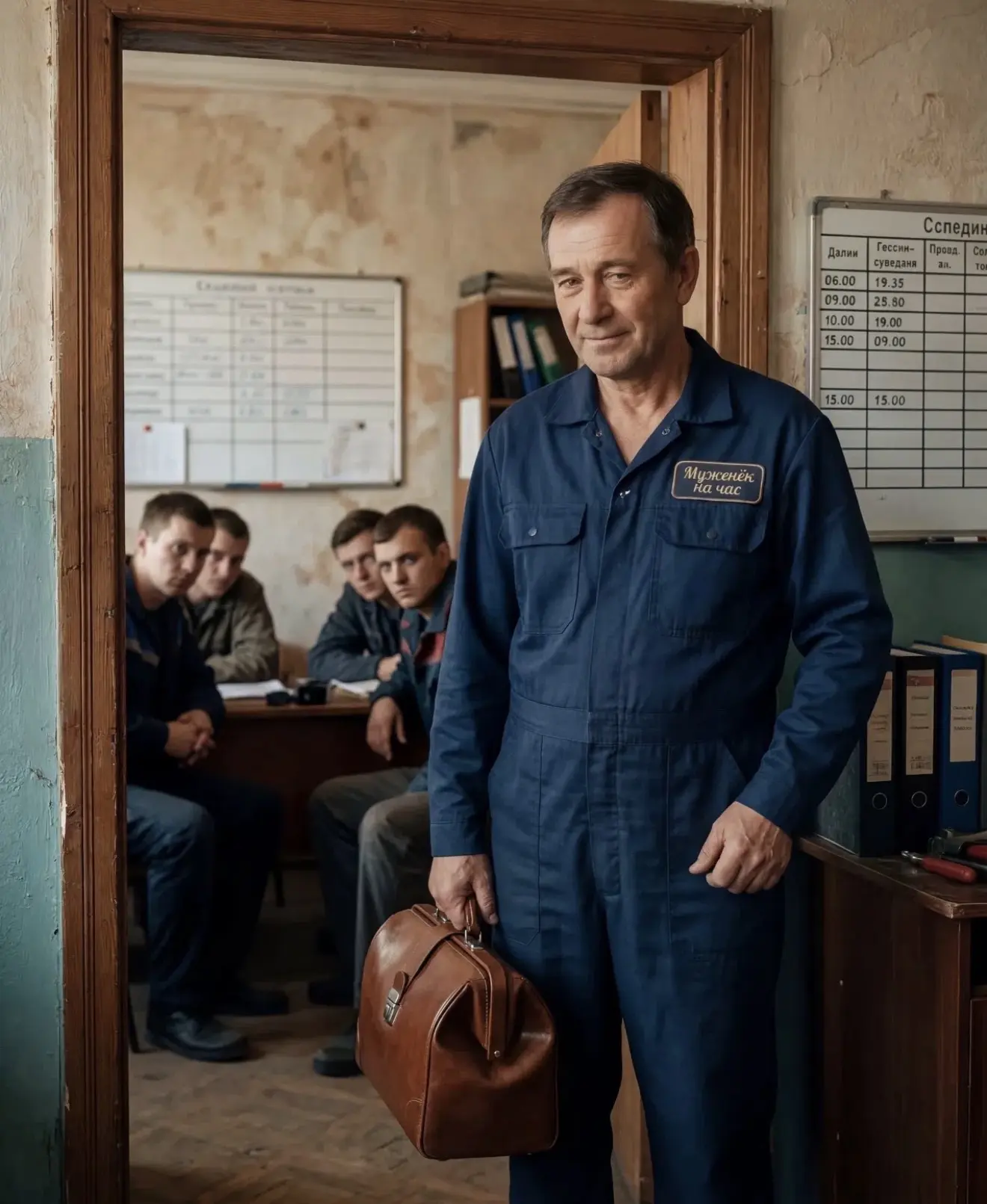 В контору «Муженёк на час» пришёл новый мастер. Мужики его сразу невзлюбили: скрытный к...