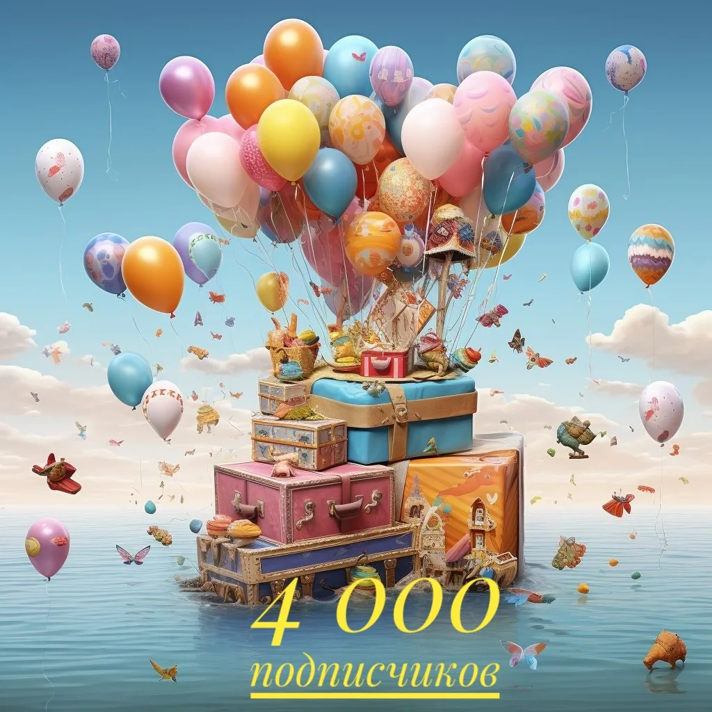 💥Нас 4000! 💥Спасибо всем, кто подписался на канал!❤️