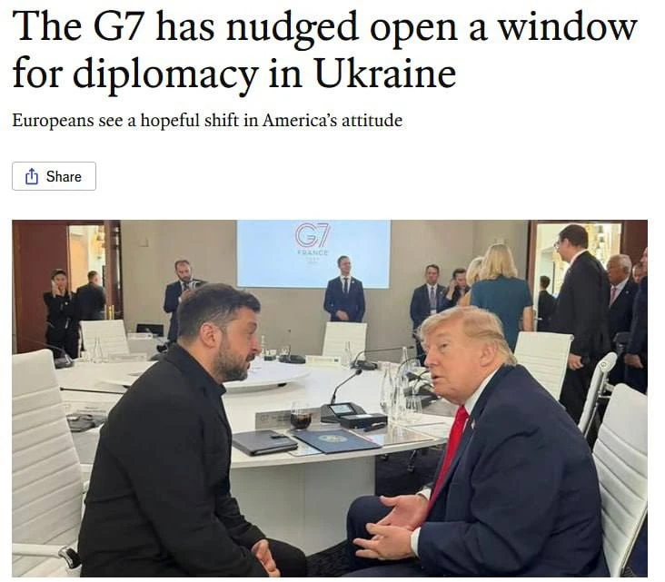 ⚡️Украина и США обсуждают заморозку войны по линии фронта, — The Economist.