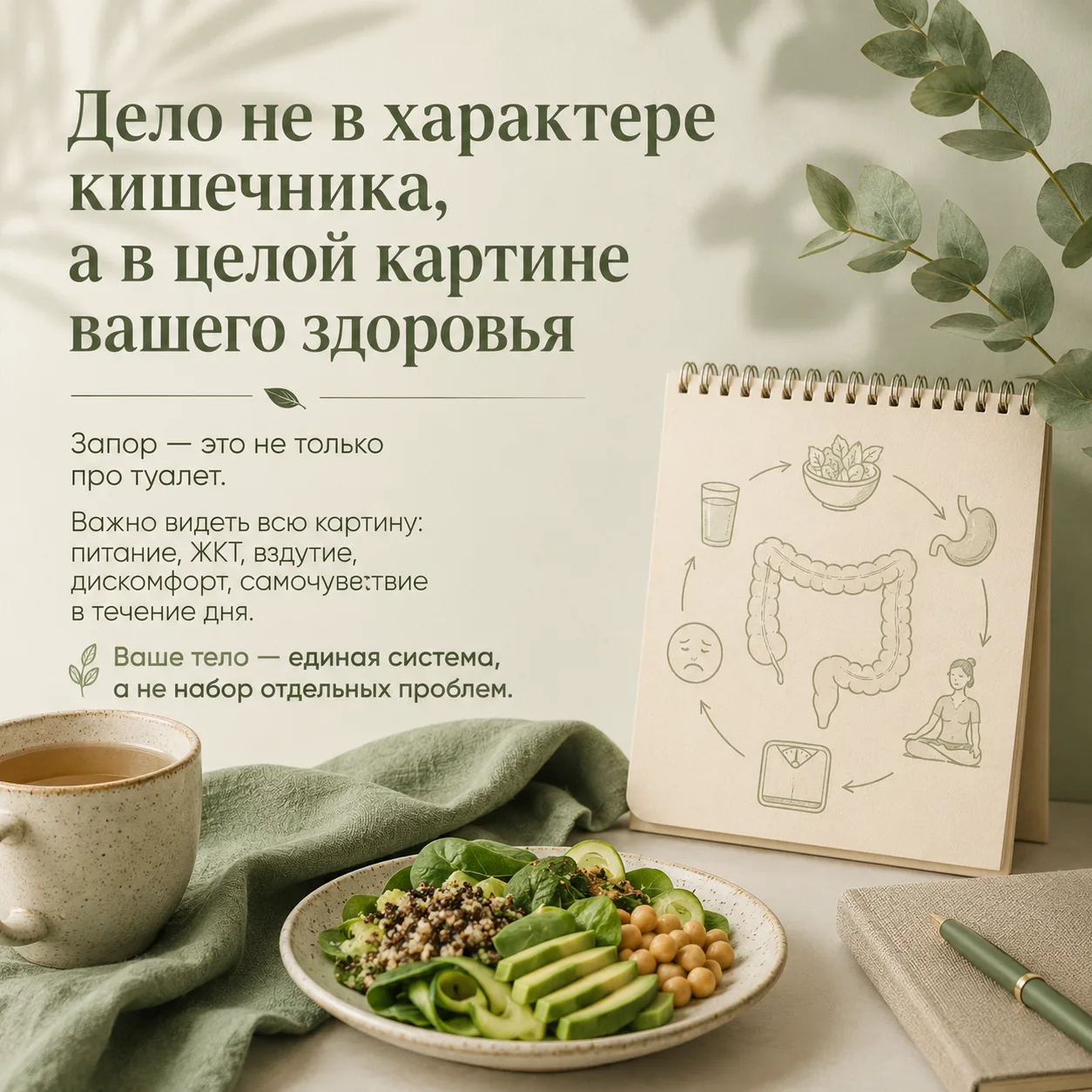 Запор — это не только про туалет