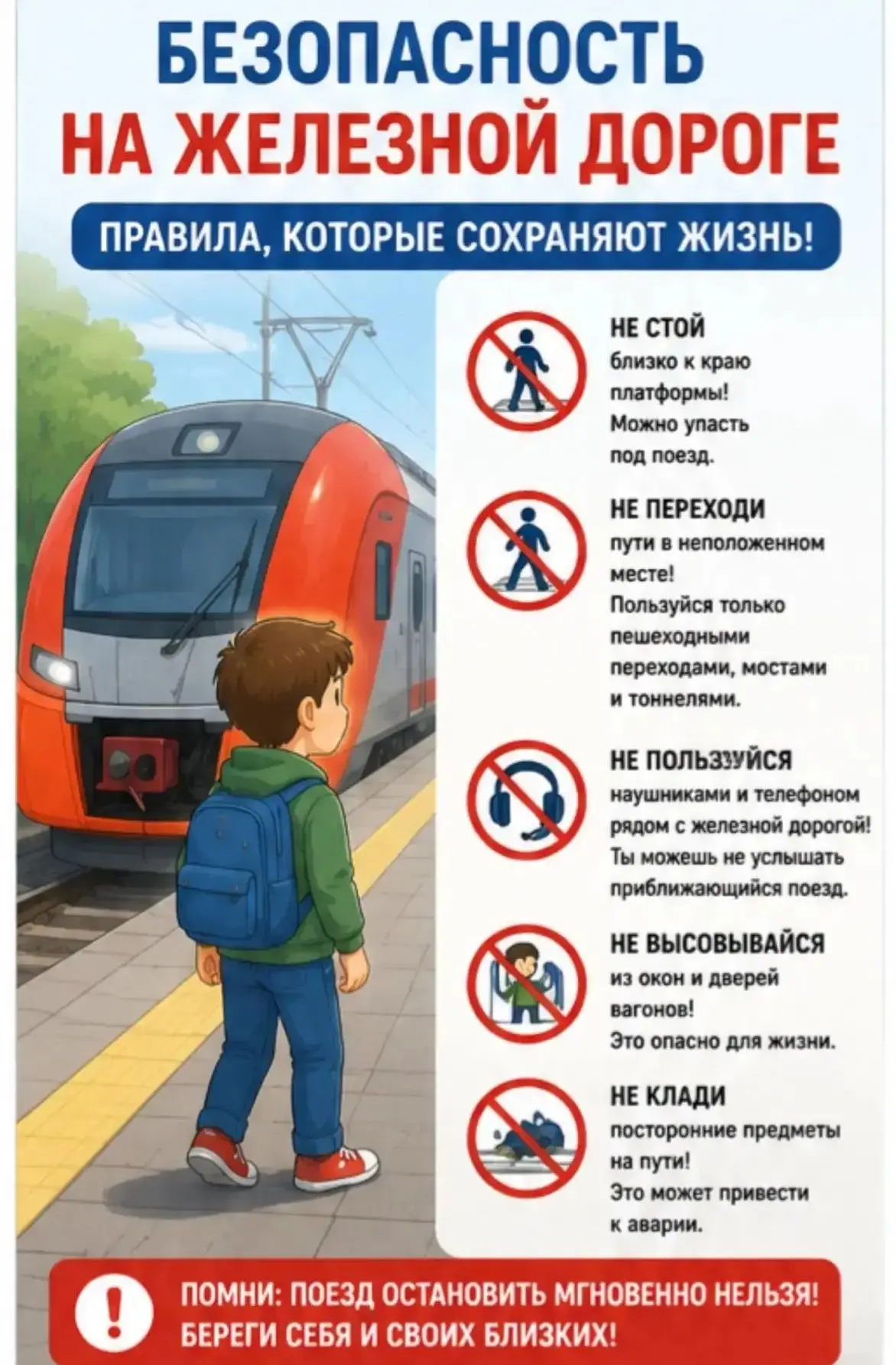 Безопасность_Детства на железной дороге: о чём важно напомнить детям