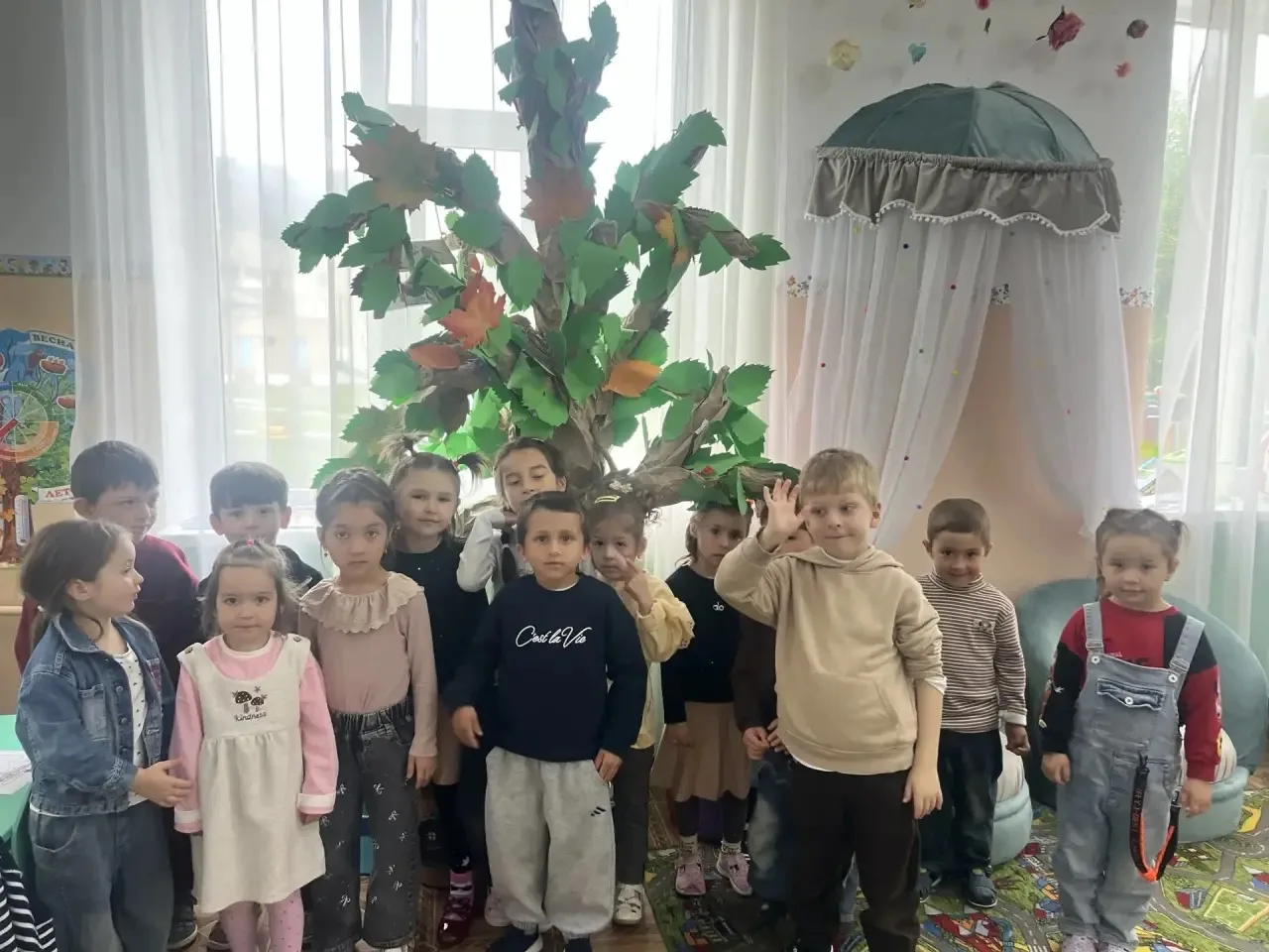 🍂Сегодня в группе «Ромашка» прошла увлекательная беседа на тему «Къач» (Осень). 🤗Ребя...