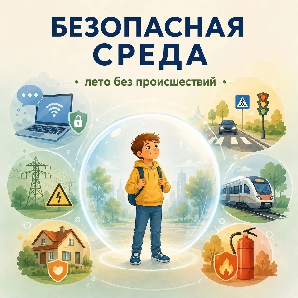🛡️ БЕЗОПАСНАЯ СРЕДА

Лето — время отдыха, новых впечатлений, путешествий и приключений. Но именно в