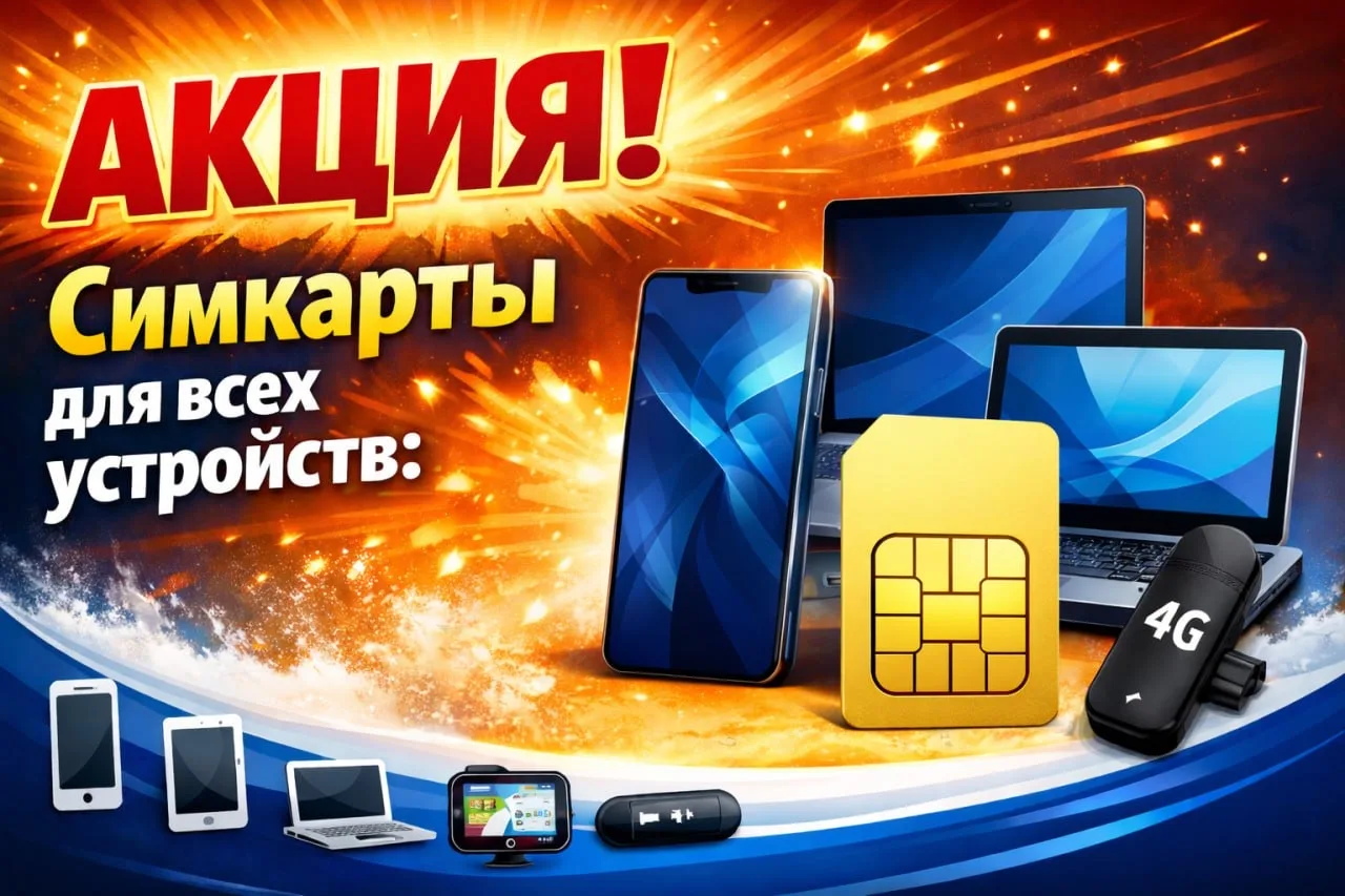 🔥Распродажа симкарт для любых устройств🔥 🔥Только сегодня стоимость любой симкарты  из списка ниже 30