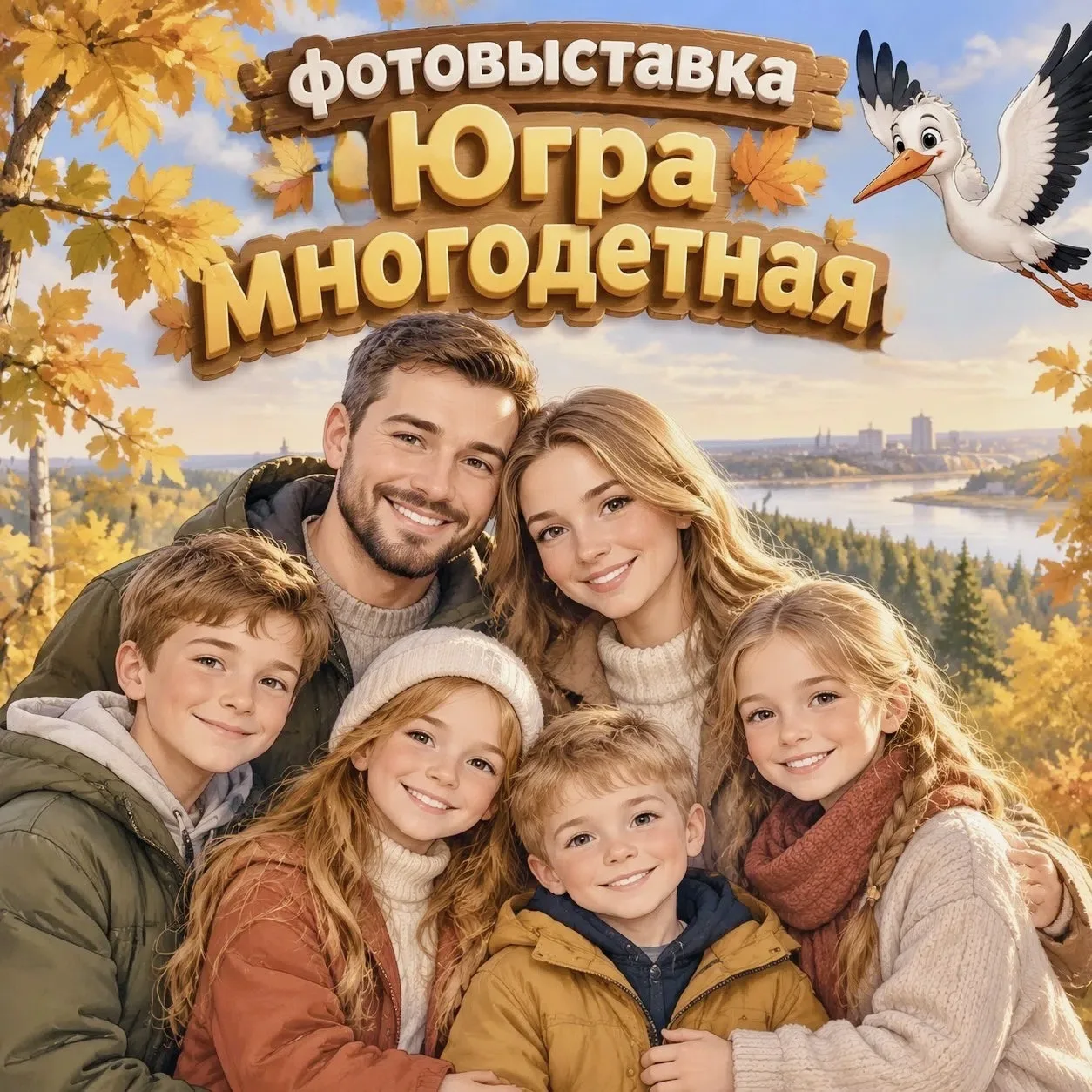 🎉 Приглашаем присоединиться к региональной фотовыставке «Югра многодетная»! 🎉