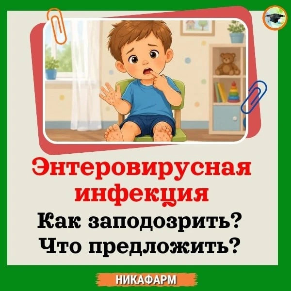 🔴 ЭНТЕРОВИРУСНАЯ ИНФЕКЦИЯ. ЧТО ЭТО? КАК ЗАПОДОЗРИТЬ? ЧТО ПРЕДЛОЖИТЬ?

⚠️ Коллеги, я внимательно чит
