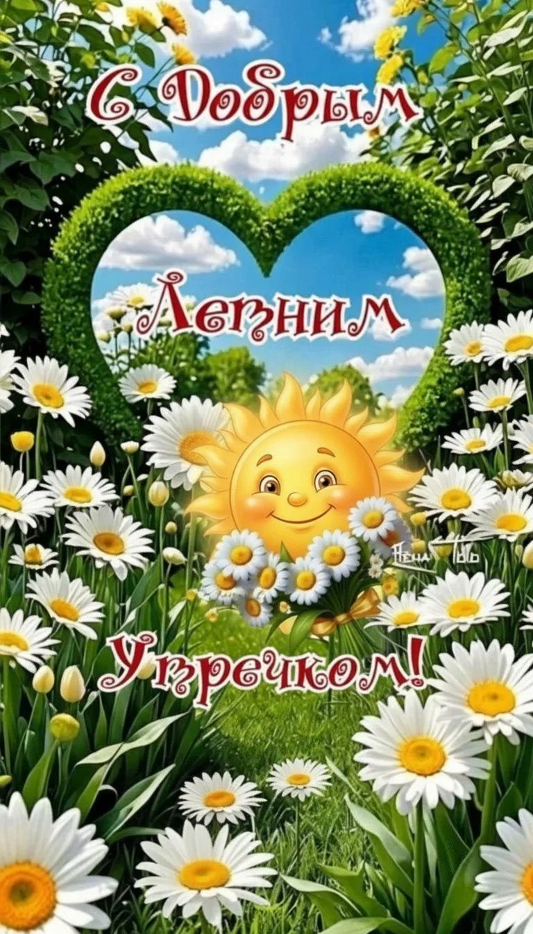 Доброго летнего утра всем, дорогие друзья! 🌞Пусть оно сегодня будет  нежным, как рассвет, тёплым, к