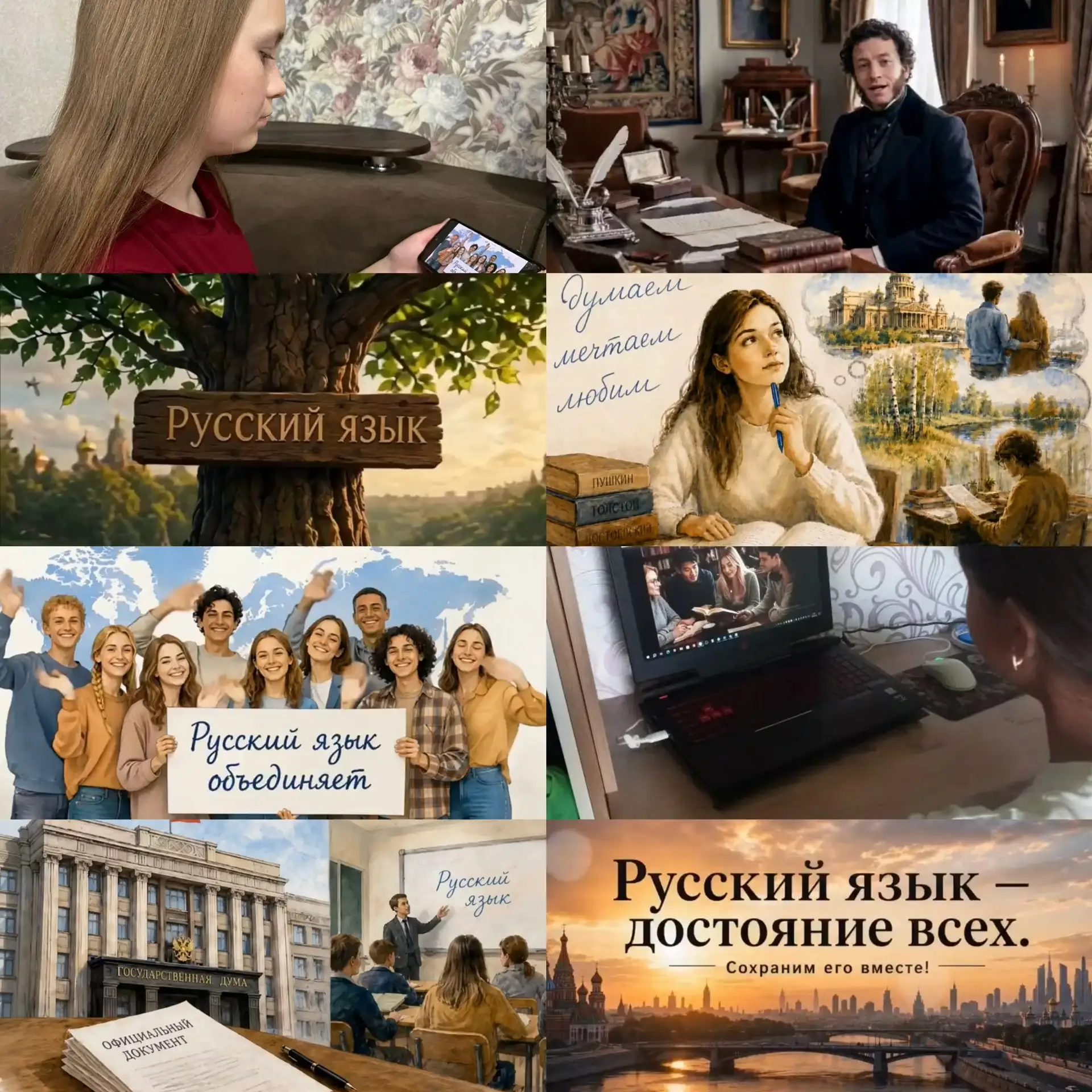 Учащиеся нашей школы приняли участие в информационной акции, приуроченной ко Дню русского языка. 
#Д