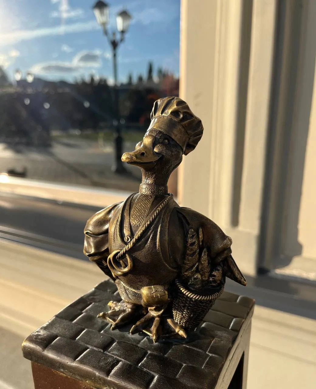 🦆Гусь-пекарь красуется в сквере Салавата Юлаева в Стерлитамаке