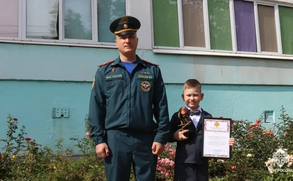 ❗️Первоклассник из Тулы предотвратил пожар и спас дома соседей