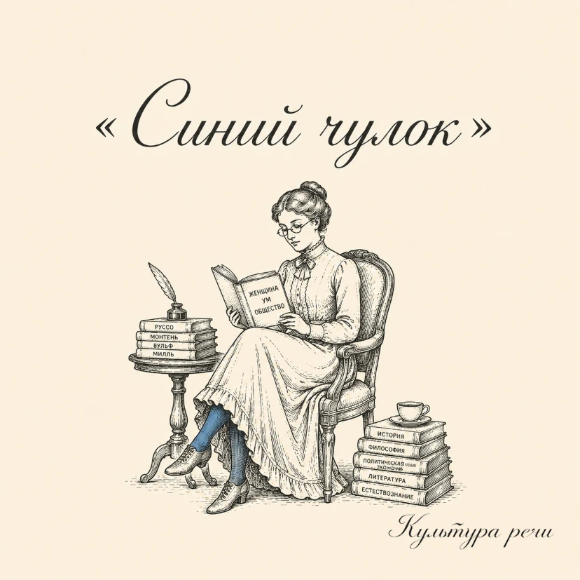 Синий чулок

Так называют женщину, которая больше интересуется наукой, образованием и интеллектуальн
