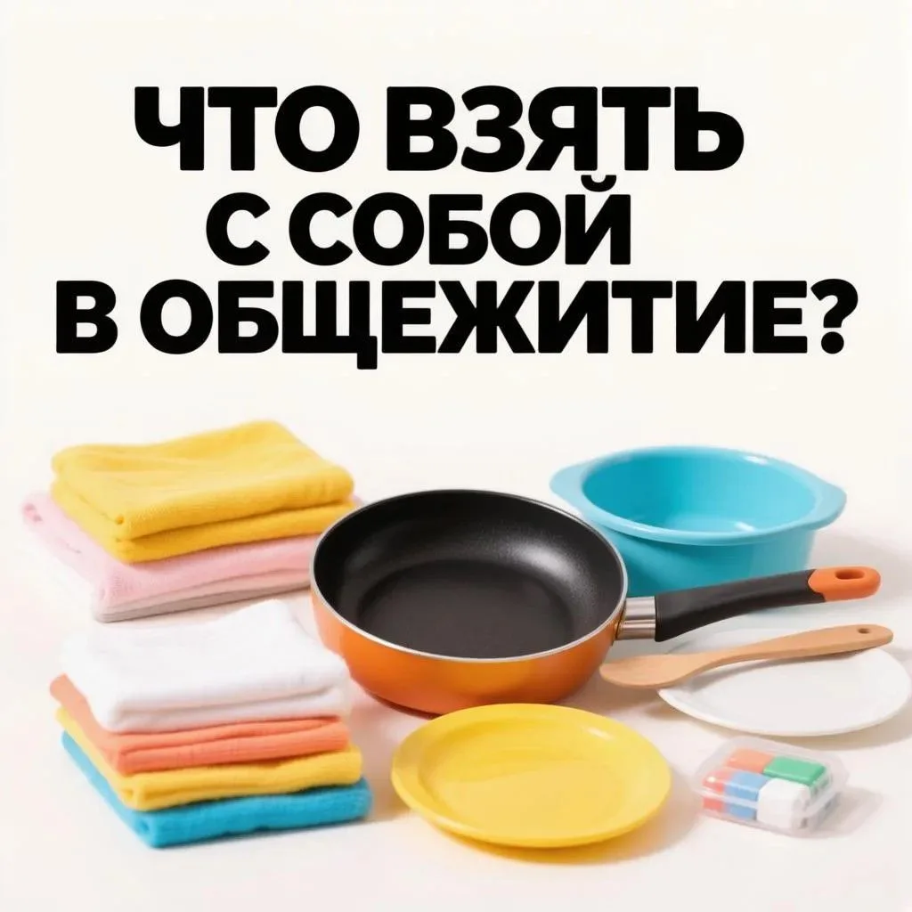 🤔 Что взять с собой в общежитие: чек-лист первокурсника