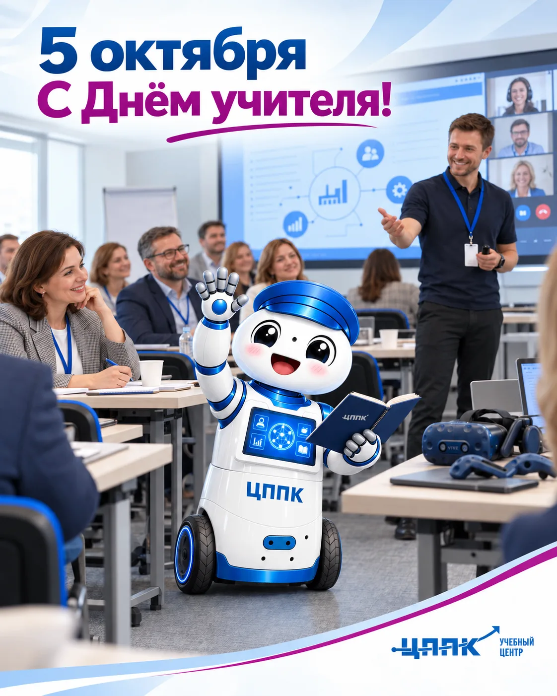 С Днём учителя!  💜