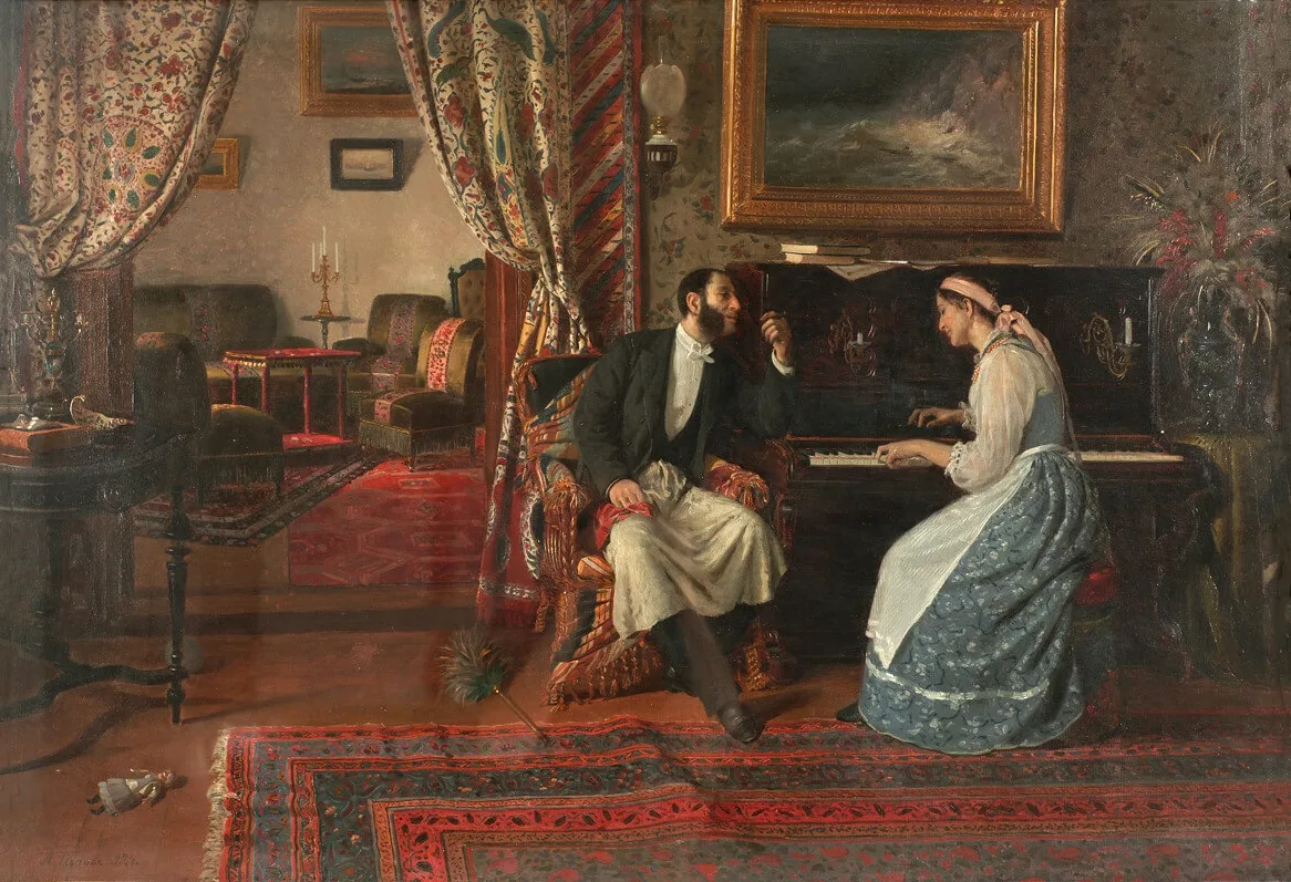 27 февраля 1852 года родился русский живописец, ученик В.П. Верещагина и П.П. Чистякова, академик Им