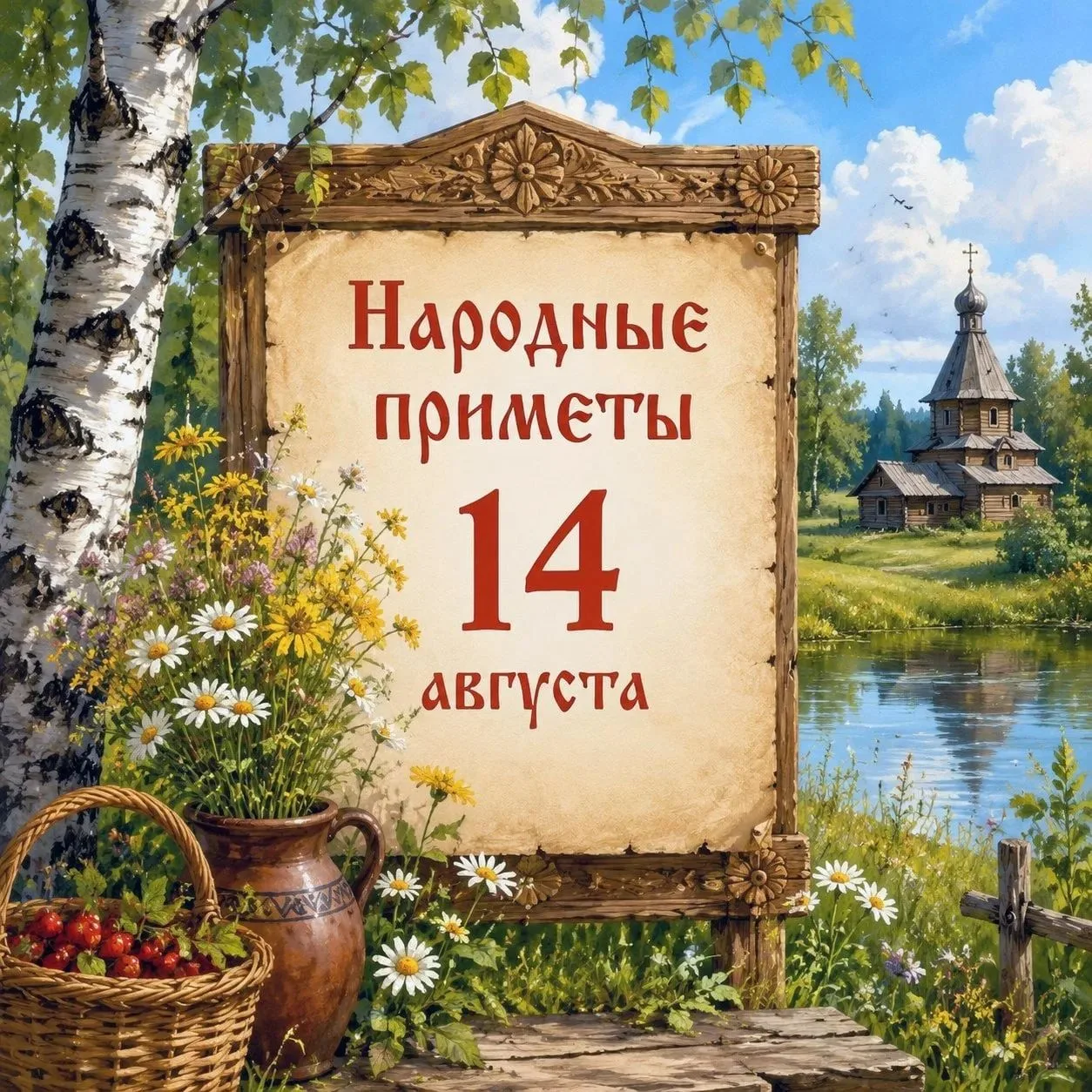 🌿 14 августа — Медовый Спас: народные приметы 🍯