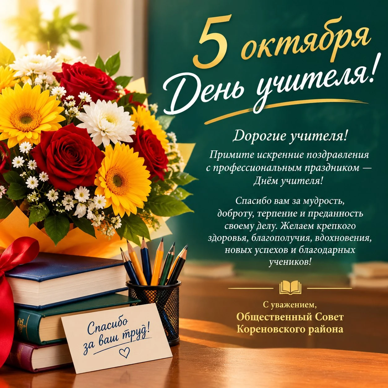Уважаемые педагоги, наставники и ветераны педагогического труда!