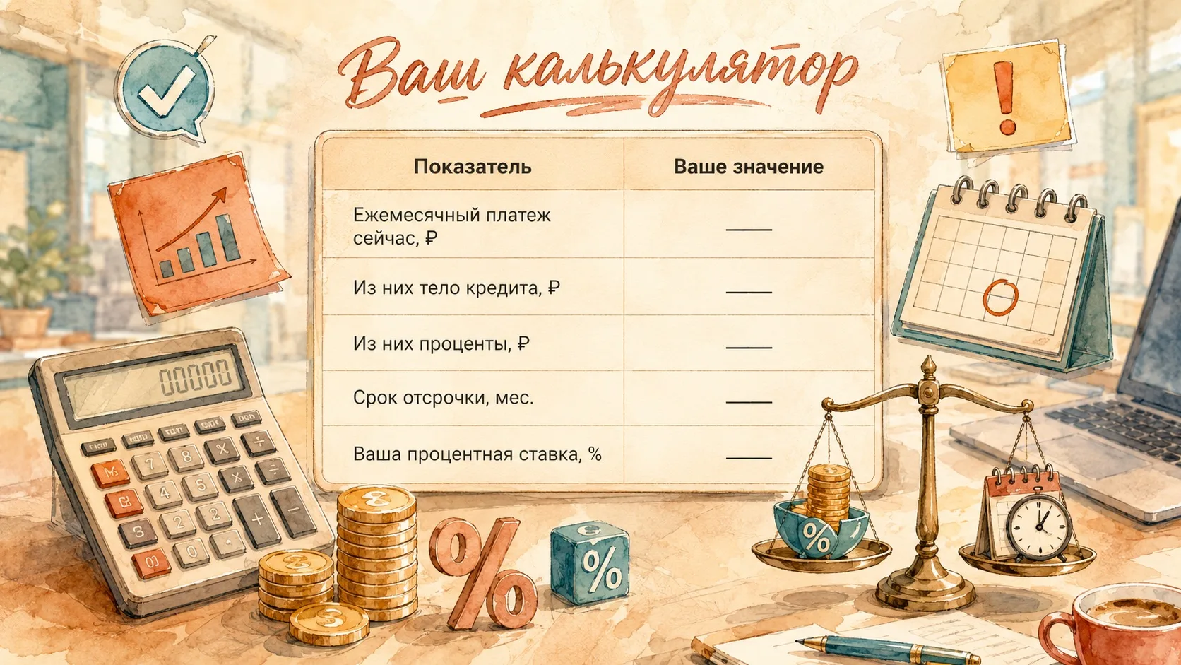 ❓Как понять: брать отсрочку или не брать (ваш калькулятор).