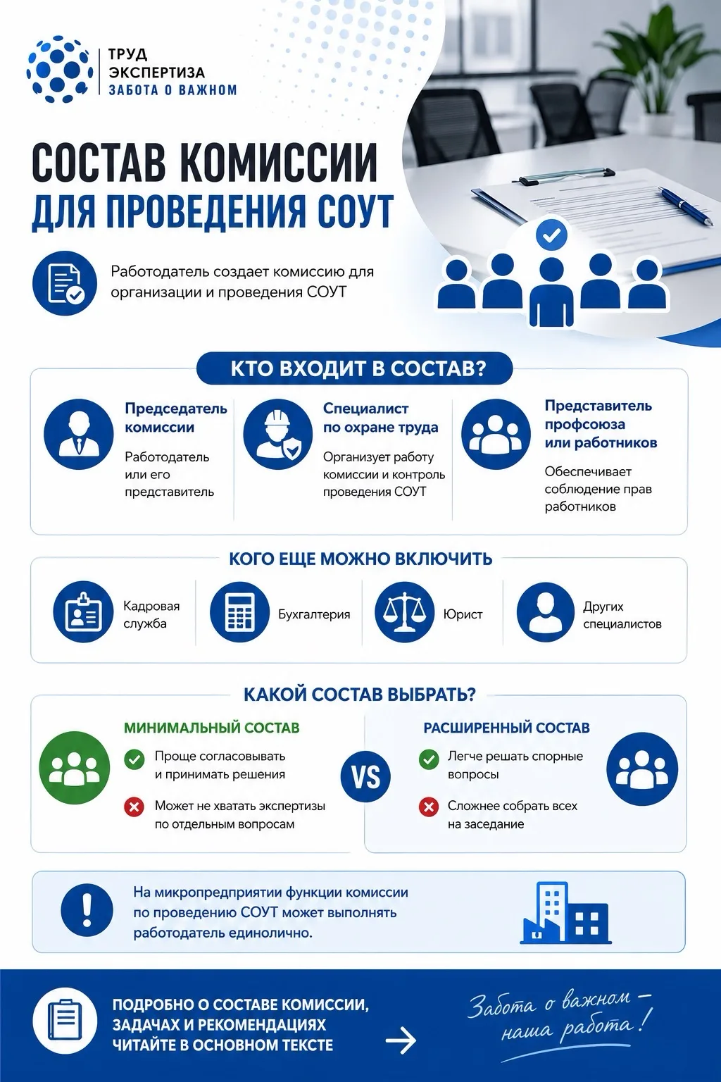 👥 Состав комиссии для проведения СОУТ