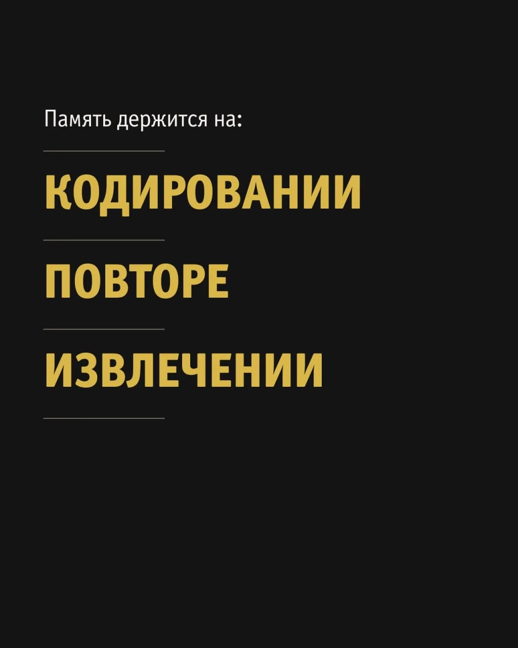 Плохая память - почти всегда не проблема хранения

Мозг хранит хорошо. Проблема в том, что информаци