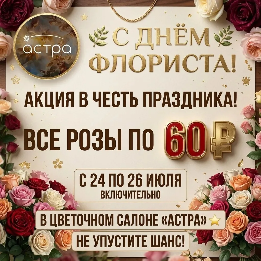 🌸 С ДНЁМ ФЛОРИСТА! 🌸