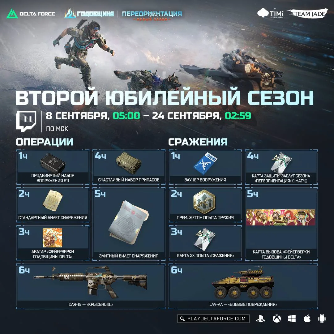 🎁 Twitch Drops второго юбилейного сезона уже доступны!