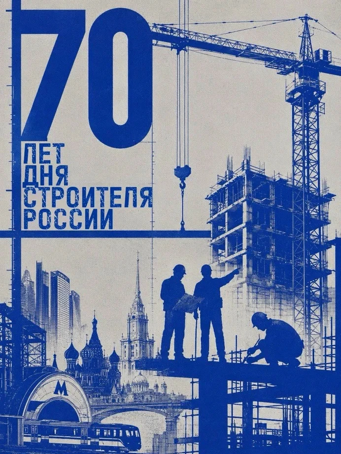 ⚒2026 год ознаменован важным событием для строительной отрасли России — 70-летием со дня учреждения 