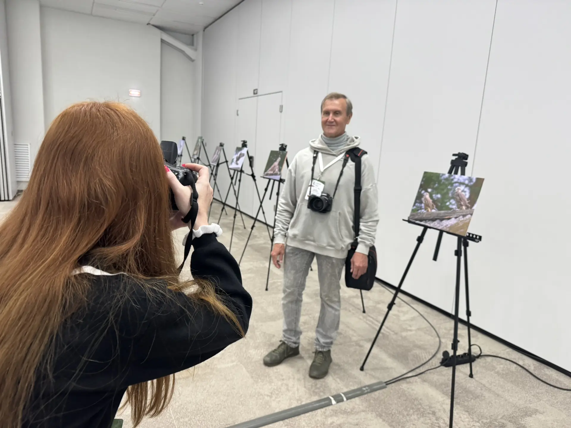 Тот случай, когда фотограф не за кадром, а в кадре.