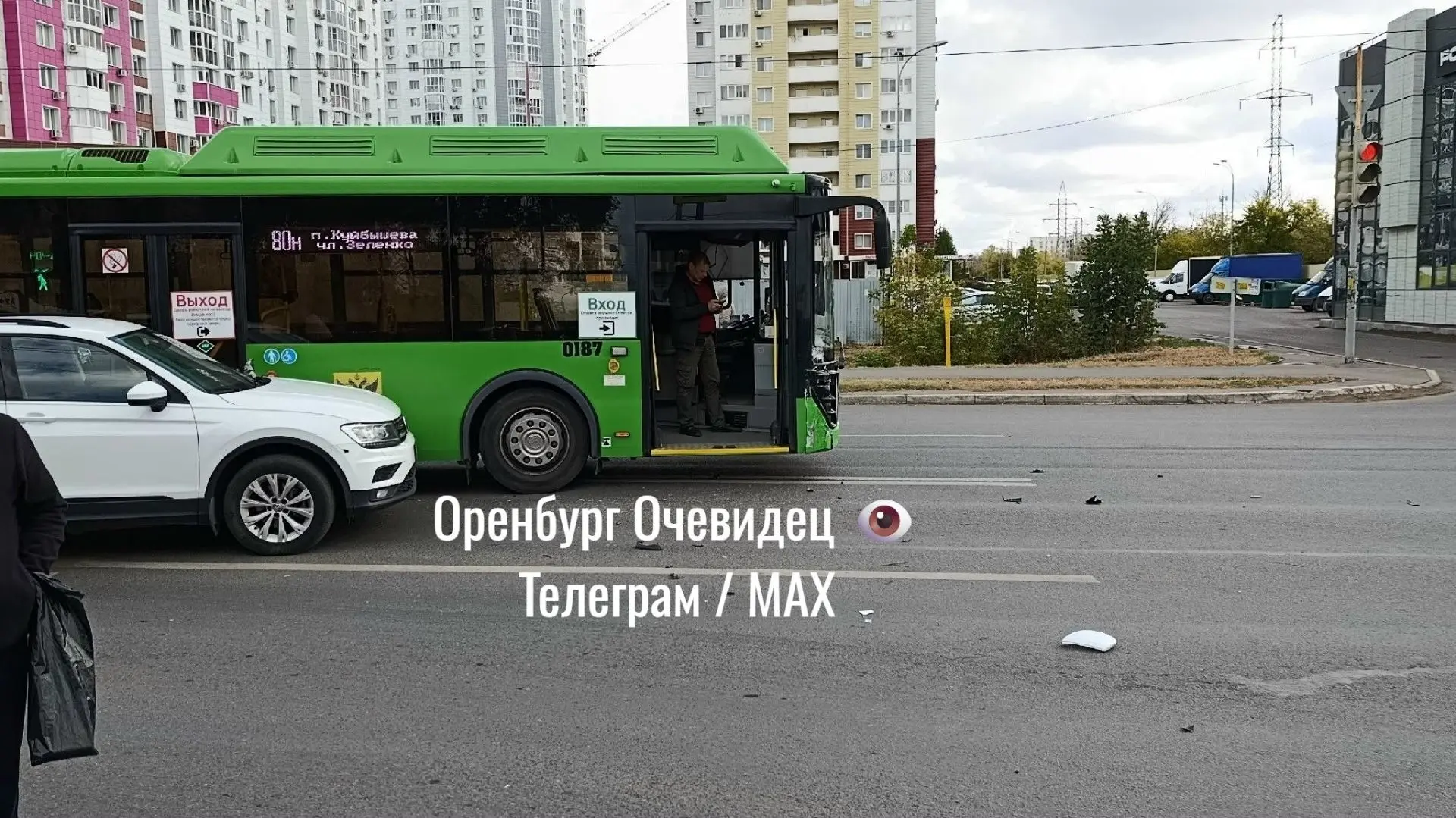 Авария на перекрестке Пролетарской и Юркиной