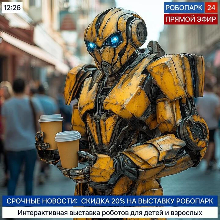🤖Вторжение роботов в Ульяновске!