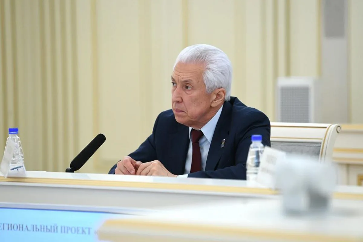 Руководитель фракции «Единая Россия» в Госдуме Владимир Васильев на заседании Правительства Тверской