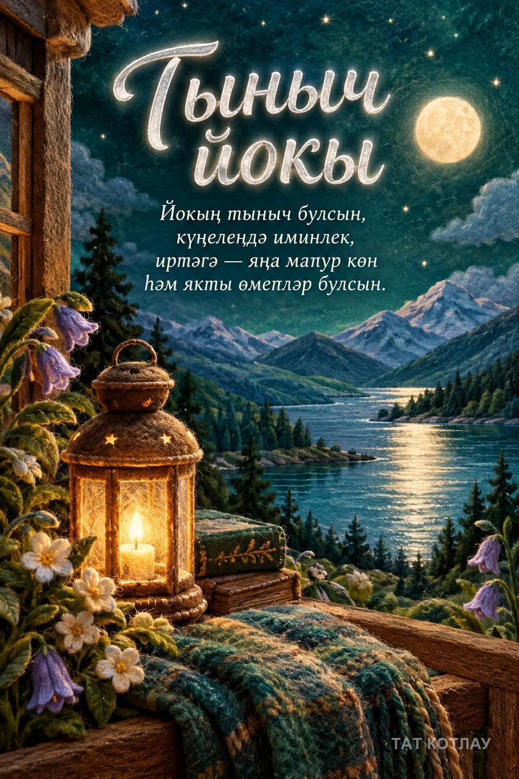 👍 Хәерле Тыныч йокы